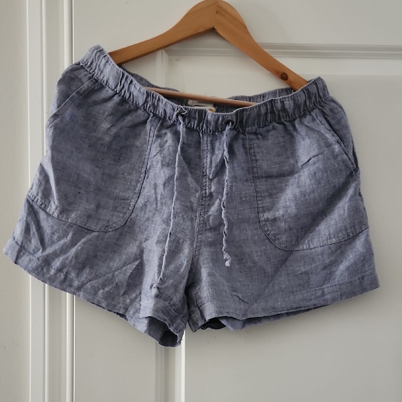 Linen Shorts By C&C California Size LARGE - Picture 1 of 6
